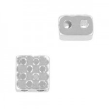 Cymbal ™ DQ metal bead substitute Parasporo for Tila beads - Antique silver